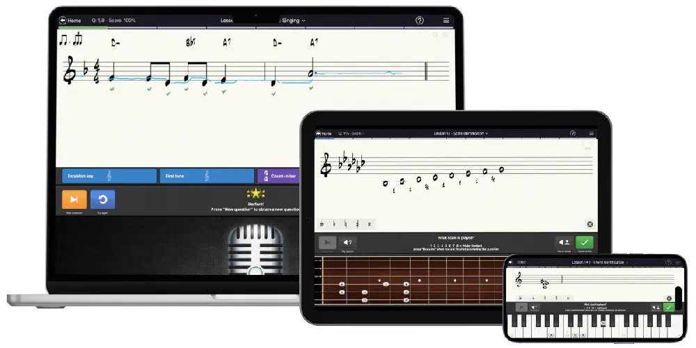 Formación musical completa con la aplicación EarMaster