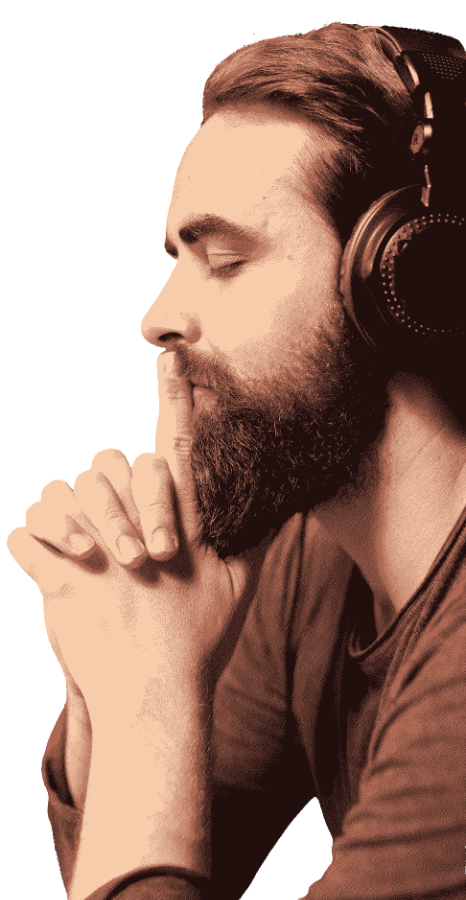 Ear training with headphones